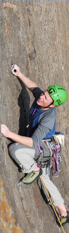 rock climbing